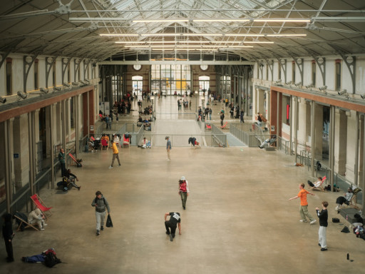 Visite du CENTQUATRE-Paris ©Judith Crico