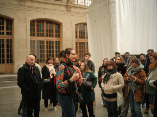 Visite du CENTQUATRE-Paris ©Judith Crico