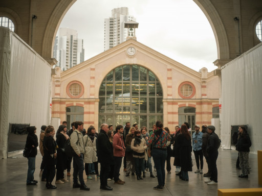 Visite du CENTQUATRE-Paris ©Judith Crico